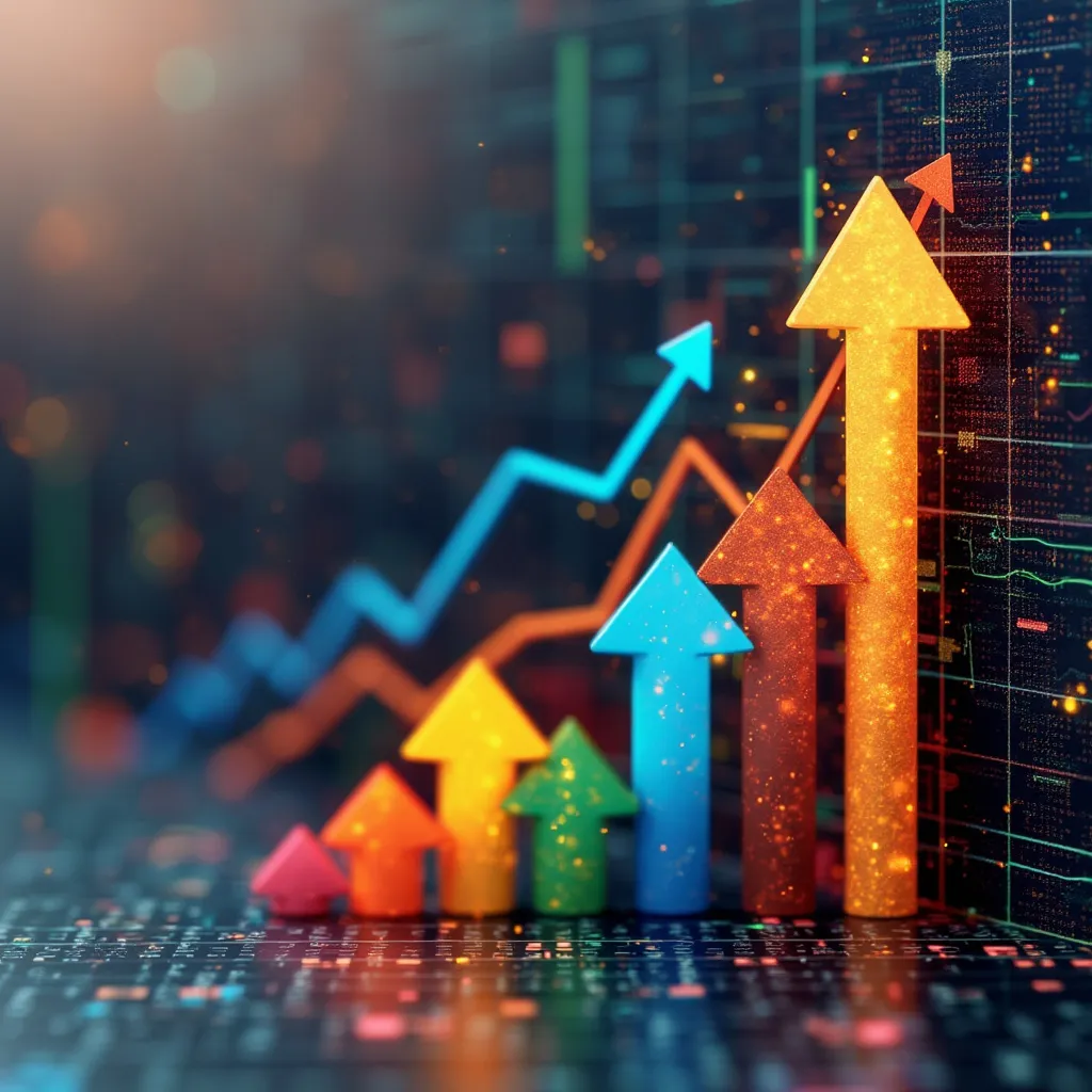 Gráfico de crescimento de investimento
